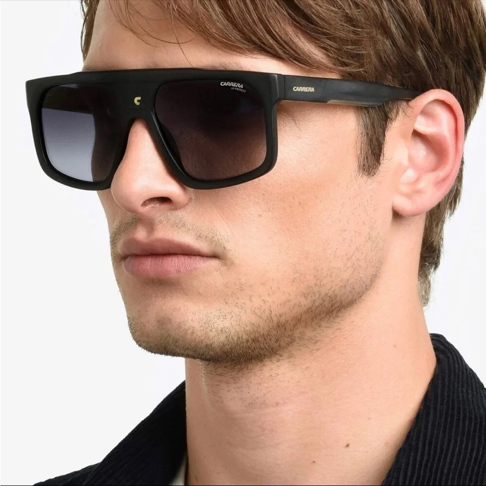 CARRERA 1061/S 9001V TRANSPARENT GOLD AUTHENTIC SUNGLASSES W/CASE 59-16